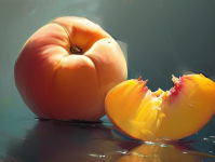 每天一个桃子，健康生活的艺术，每日一桃，健康