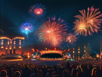 跨年晚会，璀璨之夜，共赴未来，之夜，共赴未来，跨年